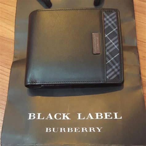 burberry wallet with black stripe|burberry black label wallet.